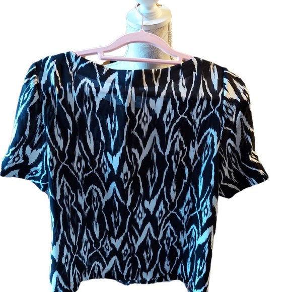 Chico's Short Sleeve Shirt Women's Chico's Size 00 / U.S. 0/2 - Picture 2 of 5